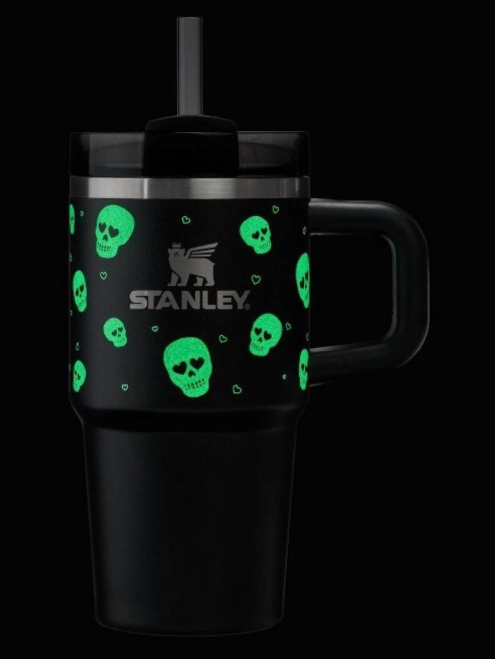 Stanley 20 oz Stainless Steel
H2.0 FlowState Quencher Tumbler Sweetheart Skulls